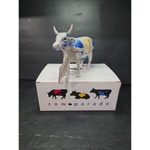Cow Parade iMoo Apple Figurine, Westland Giftware, Collectible #9173, Box & Tag